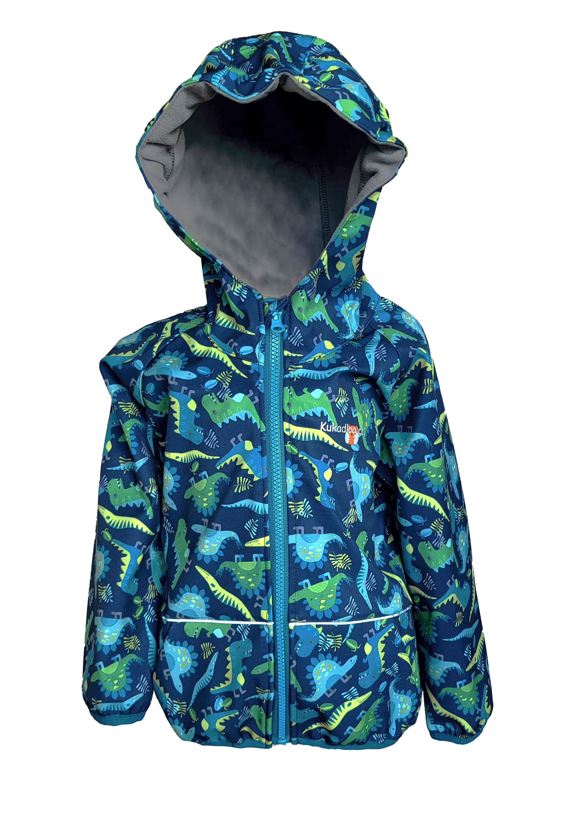 Dětská softshellová bunda -tm. modrá DINO